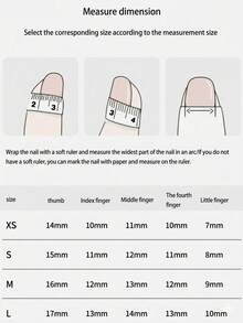 Almond Press On Nails French Manicure False Nails With 3D Floral Embossed Design Handmade Luxury Glue On Nails Women Girls Holiday Vacation Style - D599 - 查看 8