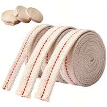 1 rollo de mechas de algodón para lámparas de aceite y mechas de repuesto para lámparas de aceite (2 cm * 100 cm) - 1PC - Ver 4