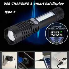 Bộ 2 đèn pin sạc công suất cao, độ sáng khoảng 990.000 lumen, đèn pin LED siêu cường độ cao. Có 5 chế độ chiếu sáng và khả năng chống nước IPX6, là công cụ chiếu sáng cầm tay lý tưởng cho cắm trại hoặc các tình huống khẩn cấp tại nhà. - STD002 - Xem 2