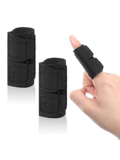 Adjustable Trigger Finger Splints For Pain Relief And Support - 2 Pcs Br Sleeves For Sports Arthritis Tendonitis And Injured Fingers