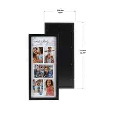10x22 5-Opening Sentiment Collage Picture Frame, Black - 1 - View 3