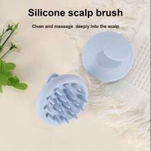 Silicone Scalp Massager Shampoo Brush Soft Head Scrubber Hair Care Brush Anti Itch Dandruff Relief Scalp Exfoliating Massage Tool For Wet And Dry Hair Detangling Hair Growth Stimulating Brush For Women Men Home Shower Travel Use - 1 - View 4