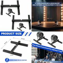 Tandefio - Soporte de soporte de montaje de luz LED para soporte de piso para DJ profesional - como en la imagen - Ver 1