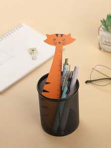 1pc Creative Cartoon Wooden Ruler Set, Teaching Aid Tool, Learning Measurement Tool, Panda, Giraffe, Crocodile, Brown Bear Cartoon Animal Shaped Ruler, Student Gift, Graduation Gift, Wooden Ruler, Suitable For Home, Classroom, Gift, Holiday Gift Decoration - Animal Rulers - View 6