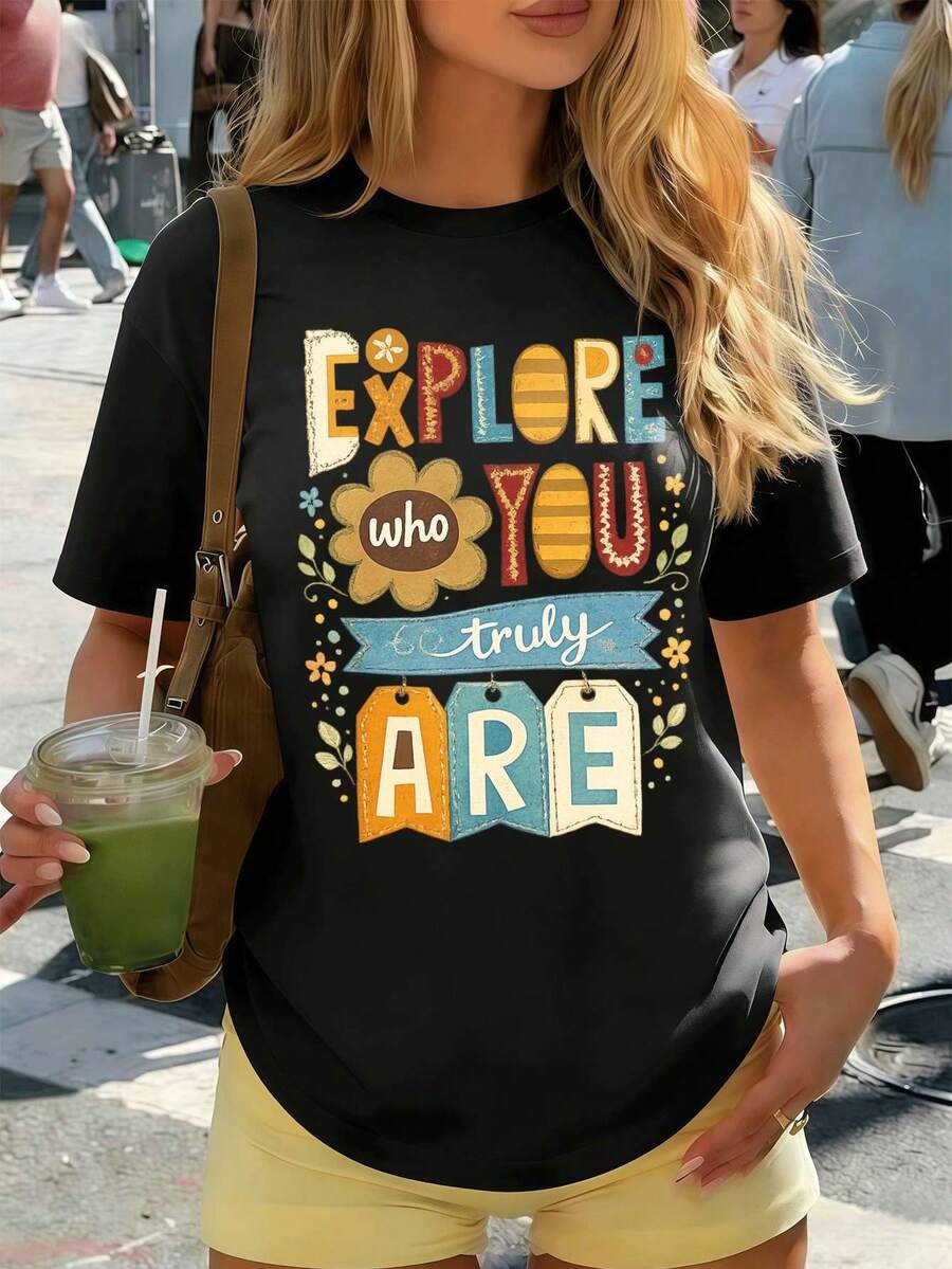 Women T-Shirts - Black - View 1