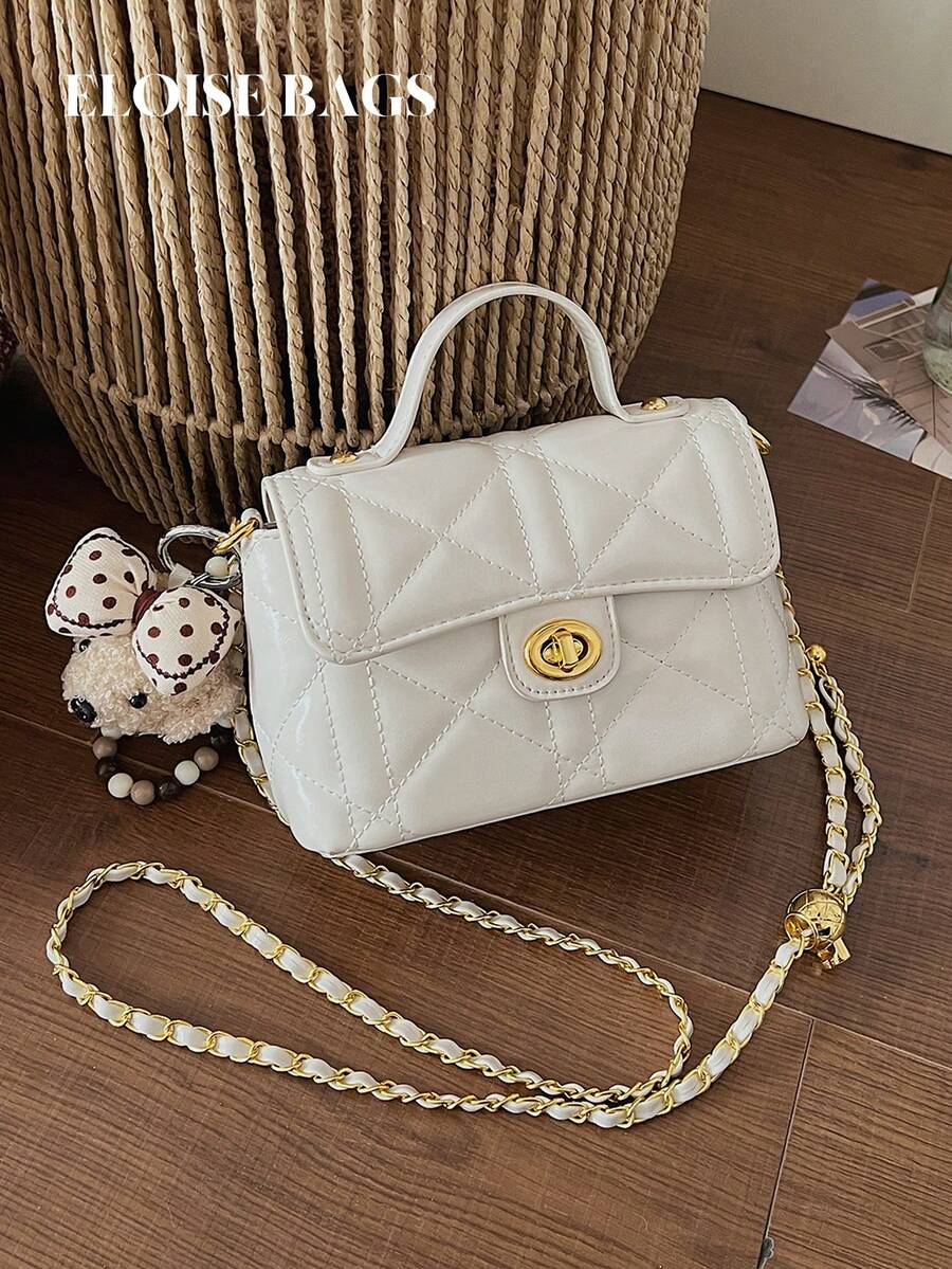 2025 New Fashion Chain Strap Shoulder Crossbody Bag, Versatile Mini Square Bag For Women