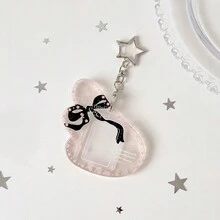 Móc khóa đựng ảnh kiểu Angel Secret - Thiết kế nơ dễ thương, chất liệu acrylic trong suốt lấp lấp, hoàn hảo để đựng ảnh và thẻ ảnh nhỏ. - Màu sắc - Xem 13