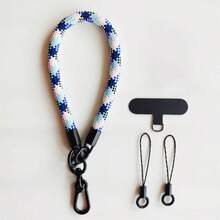 Adjustable Phone Wrist Strap Lanyard, Auto-Lock Clip Anti-Drop Nylon Hand Strap For Smartphones, Cameras, Keys And Bags, Durable Safety Wrist Tether Bracelet For Travel Outdoor Hiking Daily Use, Universal Anti-Lost Phone Accessories - Multicolor - View 8