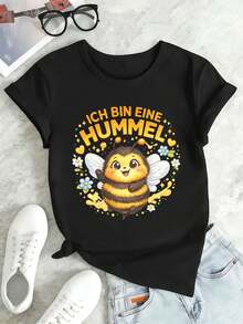Women T-Shirts - Black - View 2