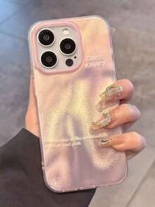 Cute 3D Gradient Glitter Phone Case, Compatible With Phone 17 Pro Max, 17 Pro, 17 Air, 16, 15, 14 Plus, 13, 12 Pro Max, 11, Luxury Shiny Protective Soft Case - Pink - View 2