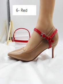 2pcs/Set Adjustable Shoe Laces For High Heels, Removable Anti-Lost Shoelaces For Women, Fashion DIY Flexible Detachable Shoelace Accessories - 7 Colors - View 16