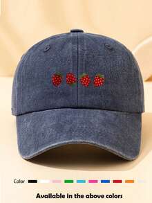 1顶男女通用复古做旧字母印花棒球帽，复古卡车帽，休闲户外遮阳帽，适合日常佩戴、徒步旅行、钓鱼、度假、节日等场合 - 款式J - 查看 12