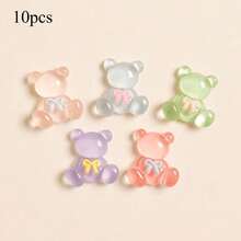 10 buah Magnet Kulkas Beruang Jelly, Stiker Kulkas Beruang Kecil, Dekorasi Magnetik Papan Memo, Cocok untuk Aksesori Dapur, Rumah, Kamar, dan Meja Kantor DIY - warna - View 9