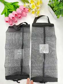 2pcs/1pc Creative Black Large Capacity Trash Bags, Wall-Mounted Space-Saving Design, Convenient Pull-Out Organization, Suitable For Kitchen, Bathroom, Home Daily Use, Practical Household Storage Gadget, Ideal Gift For Mother's Day And Graduation Season - Multicolor - View 13