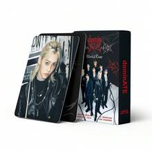 55張 SK World Tour DominATE LOMO卡，適合裝飾相簿或房間照片牆，節日禮物，名人全息卡，派對用品，名人卡收藏，萬聖節與聖誕節禮物，盒裝高畫質名人照片卡，收藏品，小禮物，Katseye 應援棒，小卡，K-Pop，Katseye 照片卡 - 卡片 - 查看 5