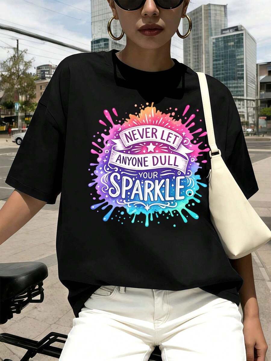 Women T-Shirts - Black - View 1