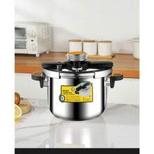 6/8 Litre Home Dual Handle Stainless Steel Pressure Cooker Kitchen Cookware - View 6