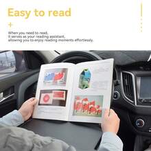 The Latest Model Of A Car-Mounted Small Table, Designed As A Multifunctional Desk That Attaches To The Steering Wheel. It Is Suitable For Various Scenarios Such As Dining, Writing - Upgraded Card Table Model - View 6