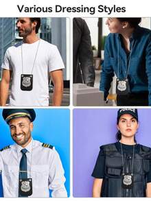 Alloy Detective Badge, Role Play Set (Includes Detective Badge, Handcuffs, Costume Accessories) - Multicolor - View 2