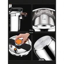 6/8 Litre Home Dual Handle Stainless Steel Pressure Cooker Kitchen Cookware - View 3