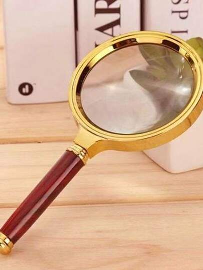 10pcs Handheld Magnifier High Magnification Multi-Function Portable Extra Large 100X Magnifier For Children, Elderly Reading & Book Viewing