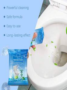 Limpiador de inodoro potente, removedor de manchas en polvo, producto de limpieza del hogar, removedor de sarro, manchas de orina, sarro de agua, herramienta para eliminar la oxidación, desodorizante de baño, fácil de usar, maravilla de limpieza diaria esencial para cada hogar - Limpieza del inodoro - Ver 6