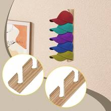 Wall-Mounted Baseball Cap Holder For Displaying On A Dresser, - Default - View 5