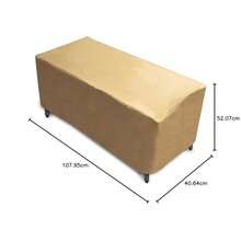 Protective Covers 1130-TN - Mantel Rectangular para Exteriores Color café - C y f - Ver 6