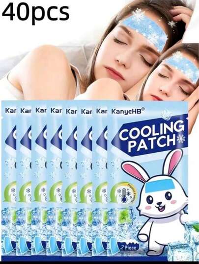40pcs Cooling Stickers, Comfortable Fit, Ideal Cooling Choice For Home And Travel, Individually Packaged, Essential For Summer, Suitable For Students, Travelers, Small Gifts, Parties, Games, Water Bottles, Etc.