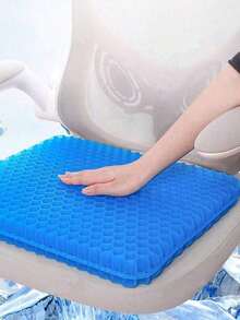 1 miếng đệm ngồi bằng gel, thích hợp cho việc ngồi lâu, dày 16 inch (khoảng 40cm) với hai lớp, đệm ngồi hình trứng thoáng mát, giúp giảm đau lưng, mông, xương chậu và xương cụt, phù hợp với ghế văn phòng, ghế xe hơi, xe lăn. - Đệm ngồi silicon - Xem 5