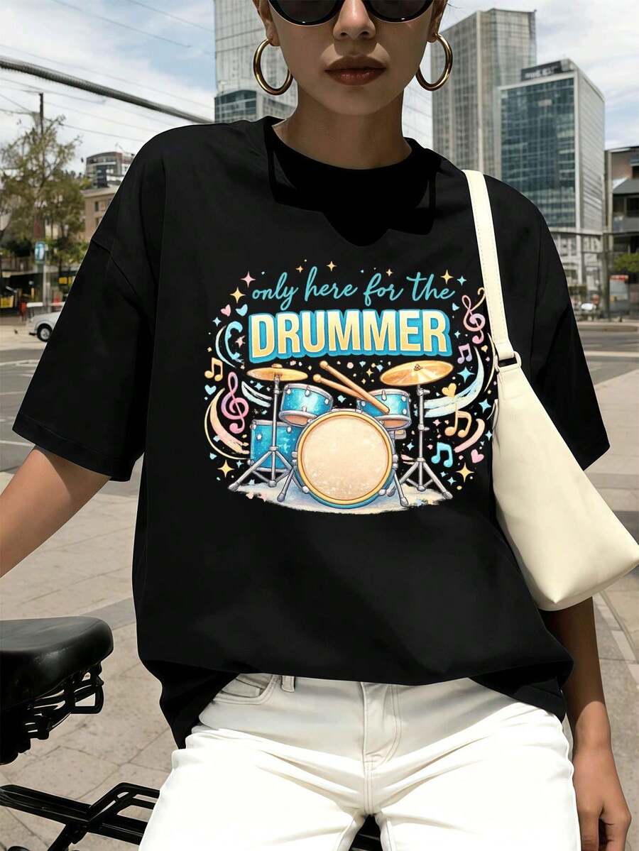 Women T-Shirts - Black - View 1