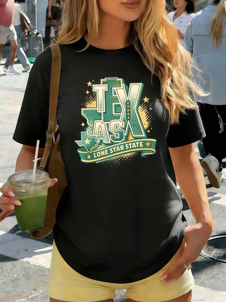Women T-Shirts - Black - View 1