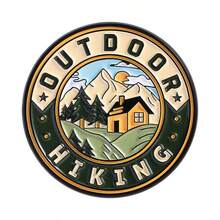 Outdoor Hiking Mountain Peak Brooch, Retro Enamel Pin, Camping Adventure Backpack Badge, Niche Personalized Unisex Couple Accessory, Literary Inspirational English Shape Pin, Versatile Decoration For Jacket, Shirt, Hat, Backpack, Metal Oil Drop Resistant, Outdoor Enthusiast Daily Commute Outfit Creative Gift, Multiple Styles - Multicolor - View 15