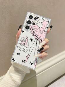 Colorful Painted Anti-Drop Transparent Minimalist Fashionable Phone Case Compatible With IPhone 17/17 Pro, 16/15 XR/7/8, 16 Pro Max, 13/14/11/12 Pro Max, Galaxy, 10/9/Note 9/12C/Note 11 Pro/Note 8 Pro/9C/9A - Multicolor - View 4