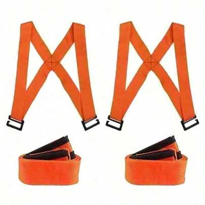 2Pcs Labor-Saving Furniture Moving Shoulder Back Straps Ropes Forklift Lifting Moving Strap Transport Belt Wrist Straps