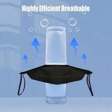 202pcs, Value-For-Money Suit, KN95 Face Mask, More Space, Five Layers Of Ventilation, Disposable High-Quality KN95 Mask. Black And White, Filtering Efficiency Of 98%, Very Suitable For Home, School, Office, Outdoor, Camping, Unisex! - 202pcs - View 6