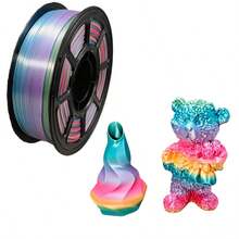1kg/2.2lbs Sợi nhựa PLA+ PLA PLUS nâng cấp hình Macaron cầu vồng lụa 3D, đường kính 1.75mm +/- 0.02mm, 4 màu chuyển sắc, sợi nhựa in 3D đổi màu nhiều màu cho máy in 3D FDM. - Xem 6
