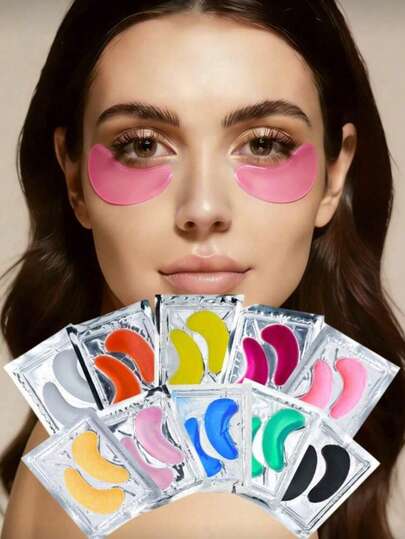 20 pièces (10 paires) Masques oculaires en gel, patchs rafraîchissants pour les yeux, soin des yeux, estompage des cernes, lissage des rides fines, convient aux hommes et aux femmes, indispensable pour le printemps et l'été, cadeau pour demoiselle d'honneur, décoration de chambre/chambre à coucher, plage/voyage/vacances, cadeau idéal pour les femmes. Les patchs oculaires sont des cadeaux idéaux pour la Saint-Valentin, la Fête des Mères, Halloween, Noël, les voyages, les anniversaires et d'autres fêtes. (Mariée, masque pour les yeux, sacs de enterrement de vie de jeune fille, beauté, masque facial, Saint-Valentin, articles de voyage essentiels, cadeau pour la Fête des Mères, voyage)