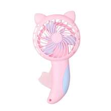 Ventilador manual portátil de dibujos animados lindo y mini para uso al aire libre [El color es aleatorio] - A - Ver 6