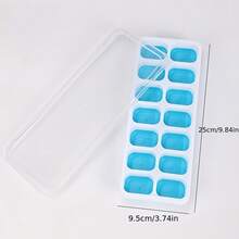NFK - Ice - Block - Storage Box And Container Set - 4 Packs Of 56 Stackable Silicone - Ice - Block - Trays, Suitable For Refrigerators, Equipped With Storage Containers, Leak-Proof Lids, And Made Of Material, Convenient For Use In Kitchens, Campers, Parties, Cocktails And Coffee. - Multicolor - View 16