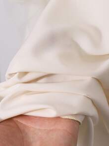 Robe à superposition de maille jacquard nuage verte pour filles, convient pour les vacances, les fêtes, les mariages - Nude - Voir 8