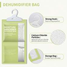 CLEVAST Moisture Absorbers Packets 10 Pack, Dehumidifier Bags For Closet, Scented Hanging Humidity Absorber In Wardrobes, Bedrooms, Bathrooms (Jasmine) - ColorA - View 4