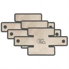 Khuôn nướng bánh mì bằng silicon, thảm nướng chống dính có tay cầm tiện dụng, khay nướng bánh mì silicon chống dính, dễ lấy bánh ra và dễ vệ sinh, có thể tái sử dụng, thích hợp cho bánh mì tự làm tại nhà. - Nhiều màu - Xem 14