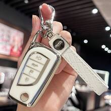 Custodia per portachiavi con portachiavi, adatta per Fortuner, Tundra, Camry, RAV4, Highlander Smart Key - A - Visualizzare 9