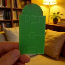Exclusive New Item - Football Bookmark - White And Green Unique 3D Bookmark - Football Field Bookmark - Reading Clip - Creative Cartoon Cute Stationery - 1/2 Pcs/Graduation Gift/Back To School Gift - Multicolor - View 7