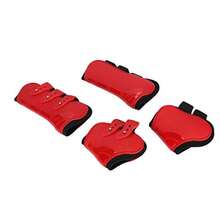 Vendas Elásticas para Caballos Protectores Patas Juego para Entrenamiento Ecuestre Saltos Cabalgata Ajustables Talla L - como en la imagen - Ver 8
