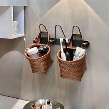 1pc Bohemian Style Multipurpose Storage Basket, Suitable For Placing In Home, Living Room, Bedroom, Bathroom Shelf, Coffee Table And Shelves. It Can Not Only Store Items But Also Serve As A Decorative Piece, Suitable For Storing Tissues, Vases, Scented Candles And Various Small Items. - View 8