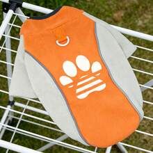 1pc Reflective Dog Clothes, Suitable For Medium And Small Dogs, Pullover Hoodie With Leash, Autumn/Winter Pet Apparel - Multicolor - View 25