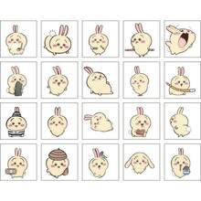 20 miếng dán Usagi Xiao Ba, hình dán anime chất lượng cao, quà tặng học sinh & đồ dùng tiệc tùng [Kiểu ngẫu nhiên] - Nhiều màu - Xem 2