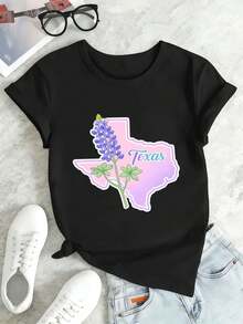 Women T-Shirts - Black - View 2